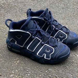 Youth Nike Air More Uptempo Obsidian